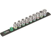 Wera C 4 Zyklop Magnetic Rail Socket Set 1.3cm Drive 9 Pezzi Metrico 05005460001