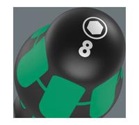 WERA - Chiave a bussola a stelo cavo con impugnatura Kraftform 6