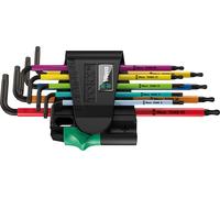 WERA 967SPKL9 - Set di chiavi a brugola, Torx, TX8-TX40, 9 pezzi, multicolore