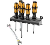 Wera Giravite-scalpello + chiave a doppia forchetta Joker. Set speciale limitato 1, 6 pezzi