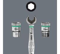 Wera 05020013001 6000 Joker 11 Set 1, Kit con chiavi combinate a cricchetto, metrico, 11-teilig