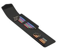 Wera Set di brugole 950/9 Hex-Plus Multicolour Imperial 1, in pollici, BlackLaser, 9pz. Quantità:1