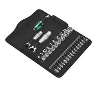 WERA 05135918001 - Set chiavi a tubo, Mini, 1/4'' e 1/4'' esagonali, 11 pezzi