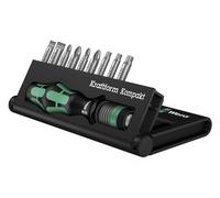 WERA Kraftform compact 10 Bits-Sortiment Bit e set di bit 05056653001