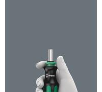 Wera Kraftform Kompakt 28 SB Portabit Con Calata 28, 7 Pezzi 6 Bit Star