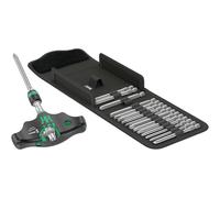 Wera Kraftform Kompakt 400 RA Set Imperial 1 Cacciavite porta inserti 17 parti