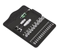 WERA 05135918001 - Set chiavi a tubo, Mini, 1/4'' e 1/4'' esagonali, 11 pezzi
