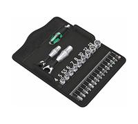 WERA 05135918001 - Set chiavi a tubo, Mini, 1/4'' e 1/4'' esagonali, 11 pezzi