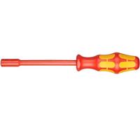 Wera Kraftform Plus 190 I VDE - Cacciavite professionale per scanalature isolate, 7 mm, lunghezza gambo 12,7 cm