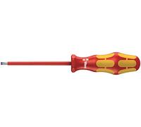 Wera Kraftform Plus Serie 100 VDE - Cacciavite piatto isolato 160i con punta laser, 05006115001