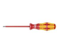 Wera Kraftform Plus Serie 100 VDE - Cacciavite piatto isolato 160i con punta laser, 05100000001