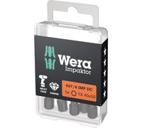 WERA Punte per avvitatori fai da te 867/4 IMP DC TORX®