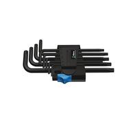 Wera Set di brugole 967 L/9 TORX® HF con funzione di fermo, BlackLaser Quantità:1