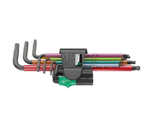 WERA Set di chiavi a brugola 950/7 Hex-Plus Multicolor Magnet 1, 7 pezzi