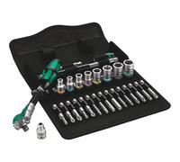 Wera Set Di Cricchetti 8100 Sa 6 Zyklop Speed Silver / Green / Black