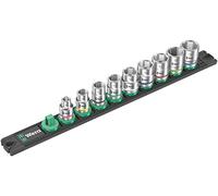 Set di 9 bussole Zyklop 3/8" WERA Nuss-Magnetleiste B 4