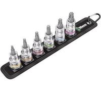 Wera Zyklop Belt C 3 Torx HF - Bit socket Bit set - 6 pezzi - 1/2 " - Torx - TX30, TX40, TX45, TX50, TX55 - Lunghezza: 60 mm (0