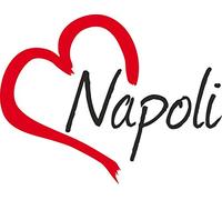 Werbetechnik Sotirios Papoutsis Adesivo per Auto Napoli (Città) Cuore Sticker ca.9x12cm Taglio Contorno