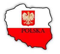 Werbetechnik Sotirios Papoutsis Adesivo per Auto Polonia, Polska, Sagomato (ca. 11 cm)