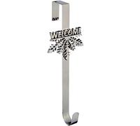 WeRChristmas Decorazione Natalizia a Forma di Fiocco di Neve, 37 cm, Colore: Argento, Metallo, 37.5 x 13 cm