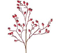 WeRChristmas Decorazione per Albero di Natale con Bacche Artificiali, Rosso, 57 cm