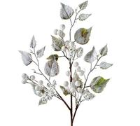 WeRChristmas Fiore Artificiale, Bianco, 25 cm