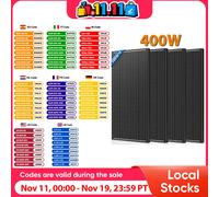 WERCHTAY 12V 400W/200W/100W Pannello solare rigido Silicio monocristallino Impermeabile 18BB Celle solari di tipo N Campeggio/Casa/RV