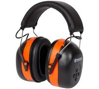 Werckmann Protezione dell'udito con Bluetooth integrato, questa protezione dell'udito è regolabile, nero, arancione, breit