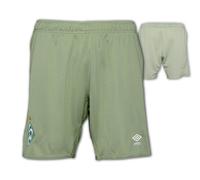 Werder Brema Bambini Away Breve Verde Umbro Svw Auswärtsshort Pantaloni Calcio