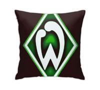 Werder Bremen Germany Retro 8 Bit Style Pillowcase Home Decorative Throw Pillow Covers Bed Sofa Couch Cushion Square Pillow Case 18x18 Inch