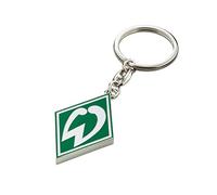 Werder Bremen - Portachiavi unisex per tifosi con rombi, verde, S