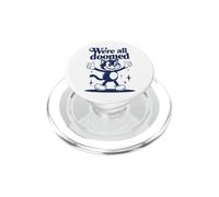 We're All Doomed Retro Cat - Divertente regalo sarcastico umoristico PopSockets PopGrip per MagSafe