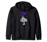 We're all Mad Here Alice nel Paese delle Meraviglie Spade T-Shirt Felpa con Cappuccio