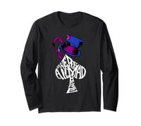 We're all Mad Here Alice nel Paese delle Meraviglie Spade T-Shirt Maglia a Manica