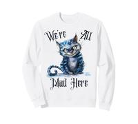We're all Mad Here Cheshire Cat Alice Wonderland Libro per Bambini Felpa