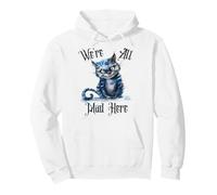 We're all Mad Here Cheshire Cat Alice Wonderland Libro per Bambini Felpa con Cappuccio