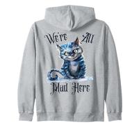 We're all Mad Here Cheshire Cat Alice Wonderland Libro per Bambini Felpa con Cappuccio
