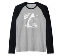 We're Gonna Need A Bigger Boat Funny Shark Meme Fisherman Maglia con Maniche Raglan