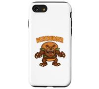 Wereburger Cartoon Hamburger+lupo mannaro divertente Halloween Custodia per iPhone SE (2020) / 7/8