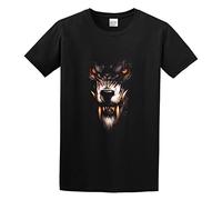 Werewolf Wölfe Mond The Werwolf Horror Das Howling Tier Wolves Wolf Men Adult Short Sleeve Black M