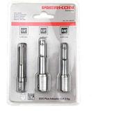 WERHE 3 Piece professionale SDS Plus adattatore albero chiave a bussola set 1/4 3/8 1/2 estensione