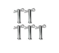 Werhe® 5 pezzi di bulloni a cambio rapido per trapani da terra. Bullone di sicurezza con coppiglia. Realizzato in acciaio per molle di alta qualità