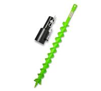 WERHE Accessorio punta professionale per dispositivi trivella da terreno 60 mm Doppio albero -trivella per pozzi con punta di foratura precisa e alta stabilità