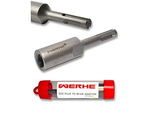 WERHE Adattatore su SDS Plus M14 Filettatura Interna