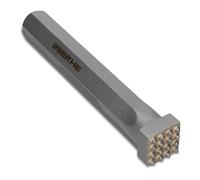 WERHE Bocciarda HEX28, 16 Denti in Metallo Duro, 220 mm