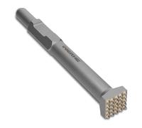 WERHE Bocciarda HEX30, 25 Denti in Metallo Duro, Testa Quadrata, 300 mm