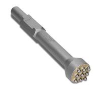 WERHE Bocciarda HEX30, 9 Denti, 270 mm, Per Calcestruzzo e Pietra