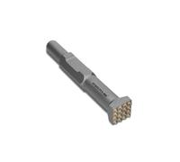 WERHE® Bocciardatore HEX30 - 16 denti, 220 mm - Robusto utensile a scalpello per la lavorazione del calcestruzzo - quadrato