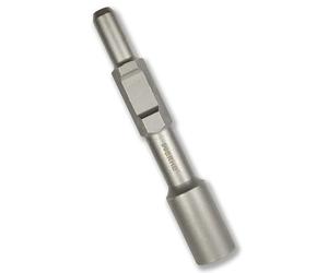 WERHE® Chiodatrice professionale 32,5x42x260 mm per l'inserimento di picchetti di terra profondi - piantana per picchetti con martello pneumatico esagonale 30 mm
