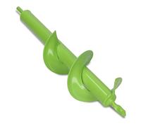 WERHE Coclea di terra per trapano 80 mm Ø, 350 mm lunghezza - Coclea da giardino per avvitatore a batteria per piantare, fiori e scavare buche - Strumento di scavo per il giardino